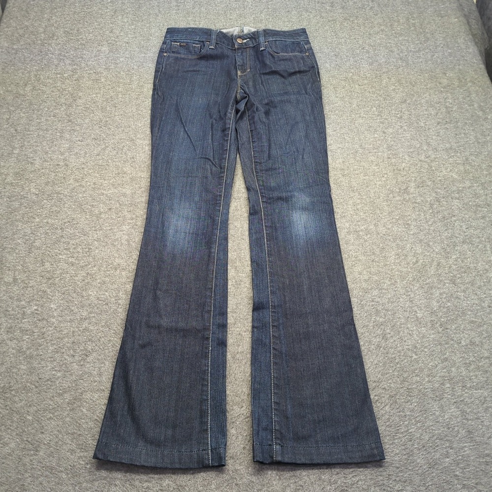 Joes Jeans Womens 27 Blue Honey Boot Cut Stretch Dark Wash Western Cowgirl